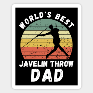 Javelin Throw Dad Magnet